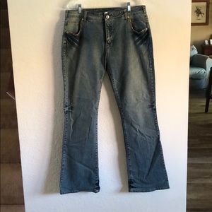 Women's Ethyl Blue Denim Jeans